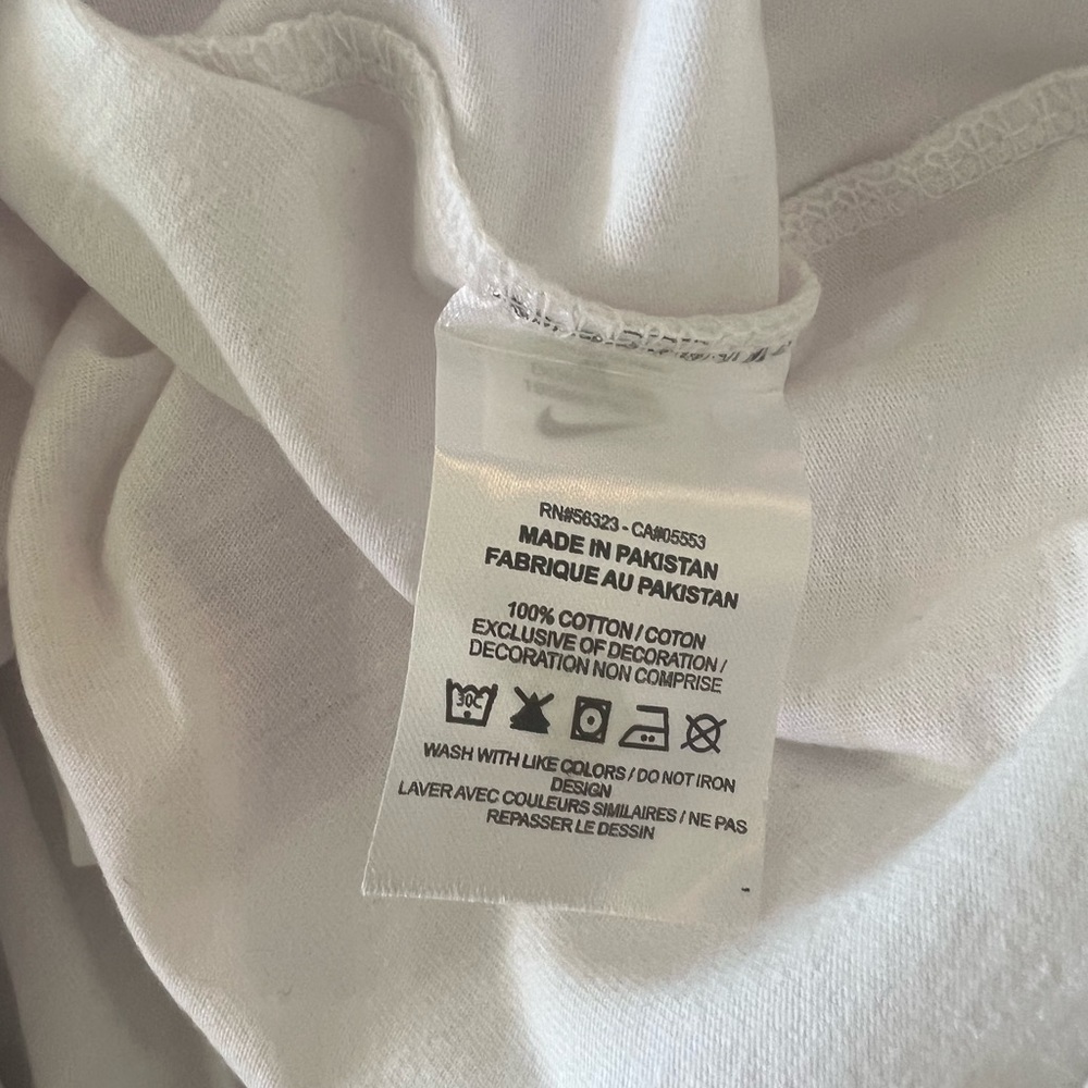 Jordan Nike Essentials Boxy Logo T-Shirt - White - Picture 9 of 14